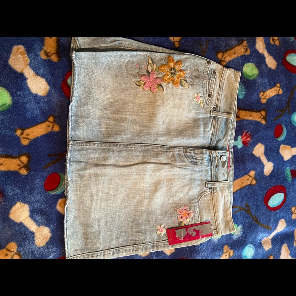 New Thalia Sodi Size 5/6 Womens Denim Skirt